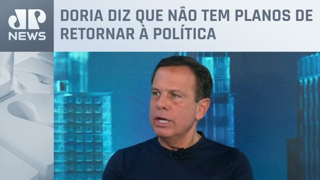 Ex-governador de SP, João Doria vê Tarcísio de Freitas como o ‘futuro da direita’ no país