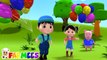 The Balloon Song | Nursery Rhymes & Kids Songs | Animal Cartoon - Farmees