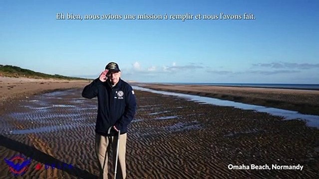Un avion affrète les vétérans américains de la 2nde Guerre mondiale vers la Normandie