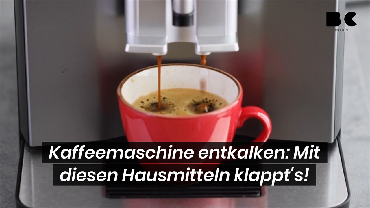 Kaffeemaschine entkalken: mit diesen hausmitteln klappt's!