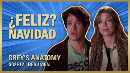 Grey's Anatomy 2x12 | NAVIDAD en el SEATTLE GRACE | RESUMEN Temporada 2