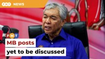 Zahid downplays Khalid’s claim BN to be offered MB posts