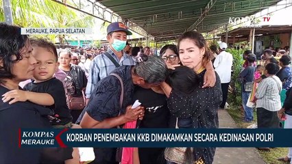 Korban Penembakan KKB Dimakamkan Secara Kedinasan Polri