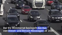 EU besiegelt Aus von Diesel- und Benzin-Neuwagen ab 2035