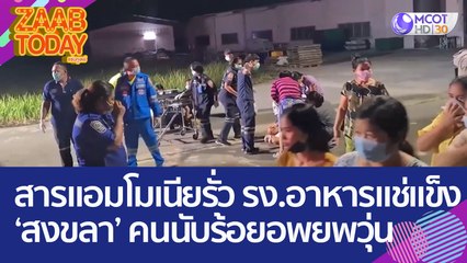 สุดระทึก! สารแอมโมเนียรั่ว โรงงานอาหารแช่แข็ง จ.สงขลา คนงานนับร้อยอพยพวุ่น (28 มี.ค. 66) แซ่บทูเดย์