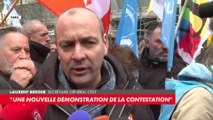 Laurent Berger : «Une nouvelle démonstration de la contestation»