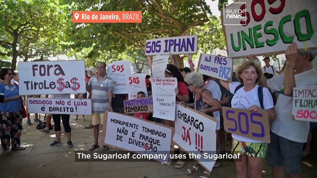 Rio’s iconic Sugarloaf Mountain is gaining a new tourist attraction but locals aren't happy about it