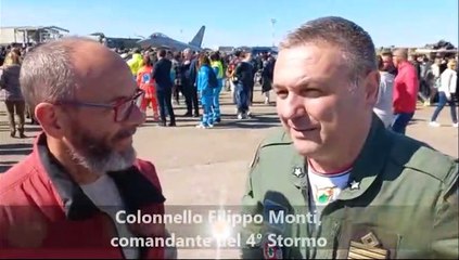 Grosseto, i cento anni dell'Aeronautica: open day al Quarto Stormo, grande successo di pubblico