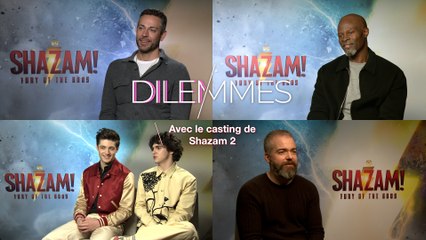 Zachary Levi (Shazam! La Rage des Dieux) : "Je ne veux me fâcher avec Helen Mirren ou Lucy Liu !"