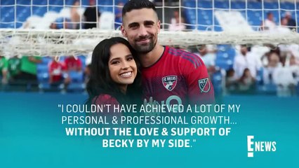 Becky G's Fiancé Sebastian Lletget Issues Public Apology _ E! News