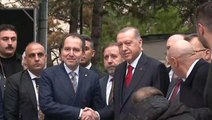 Cumhurbaşkanı Erdoğan, Yeniden Refah Partisi lideri Fatih Erbakan'ı ziyaret etti
