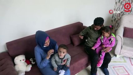 Umudunu kaybeden depremzede aile 50 gün sonra bebeklerine kavuştu