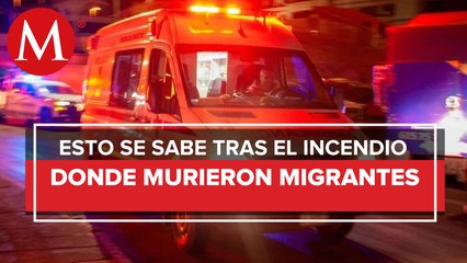 Download Video: INM pide investigar incendio y muerte de 39 migrantes en Chihuahua