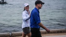 Kate Middleton wears shorts on a rare occasion, walking with Prince William