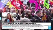 Informe desde París: Gobierno despliega 13.000 agentes para décima jornada de manifestaciones