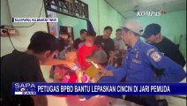 Cincin Tersangkut di Jari Pemuda hingga Minta Bantuan Petugas BPBD Balikpapan