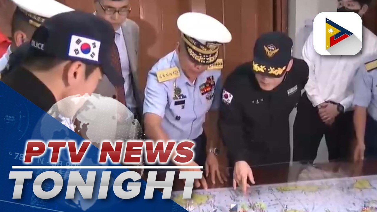 Korean Coast Guard Emergency Response Team that will assist in oil spill response arrives in PCG HQ