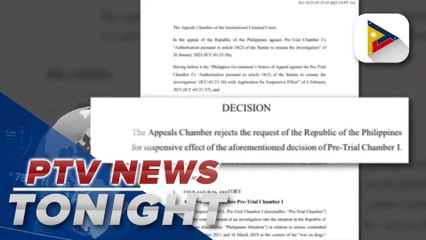 ICC junks PH appeal to suspend probe on drug war of Duterte admin