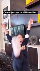 Quand tu dois télétravailler mais que le destin en a décidé autrement