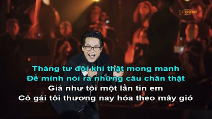 Karaoke Tháng tư là lời nói dối của em - Hà Anh Tuấn - The Veston Concert