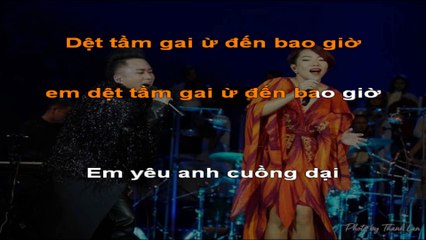 Karaoke Dệt Tầm Gai/Con Cò - Tùng Dương Ft. Hà Trần | Human Live Concert 2020