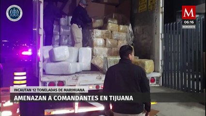 Semar y Agencia Estatal de Investigación decomisan 12 toneladas de mariguana en Tijuana