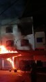 fire broke out in a two-storey building, the death of an old couple