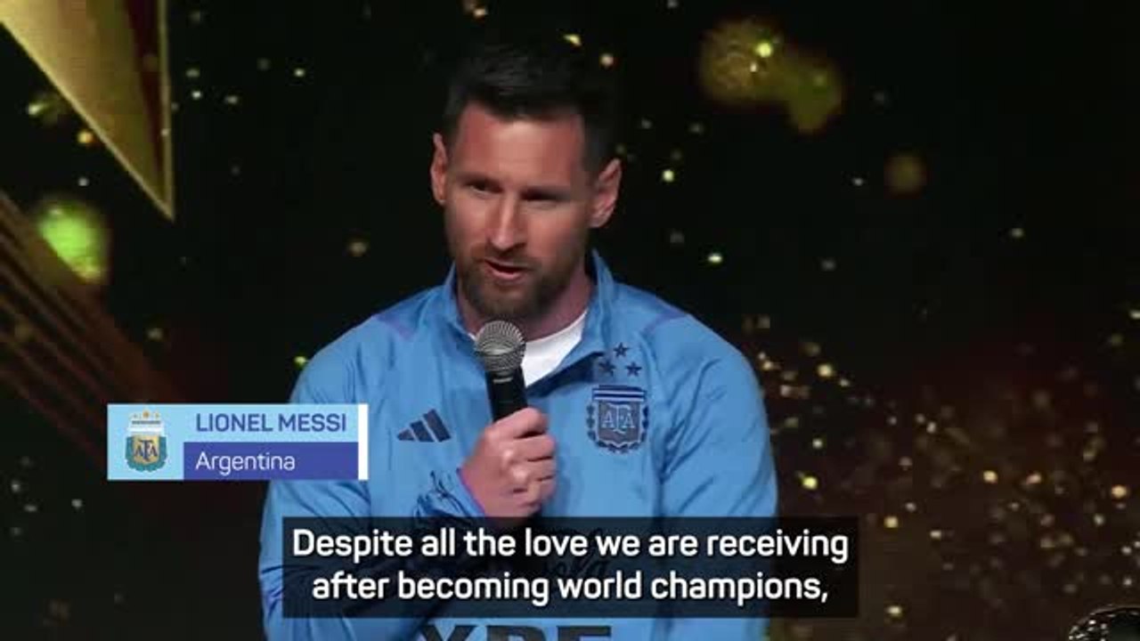 Messi thanks Argentina after 'achieving everything in football' - video ...