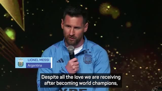 Messi thanks Argentina after 'achieving everything in football'