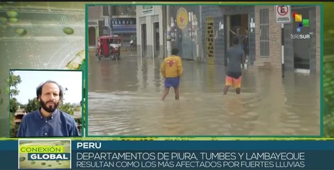 Regiones de Perú son impactadas fuertemente por las precipitaciones