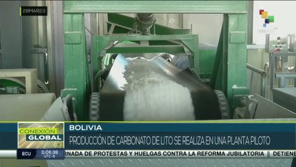 Bolivia avanza la política de industrialización del litio