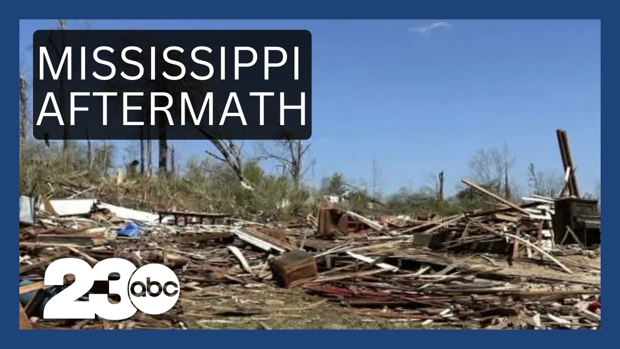 At least 25 people dead after tornado outbreak in Mississippi - video ...