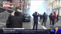 Lille: les forces de l'ordre envoient des gaz lacrymogènes pour disperser les manifestants contre la réforme des retraites