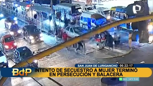 Persecución tras intento de secuestro en SJL: familia de agraviada no interpuso denuncia