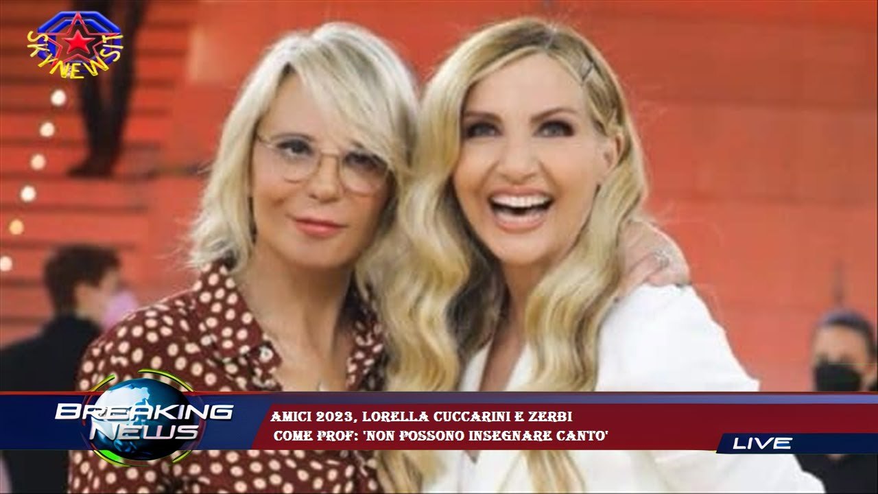 Amici 2023, Lorella Cuccarini e Zerbi  come prof: 'Non possono insegnare canto'