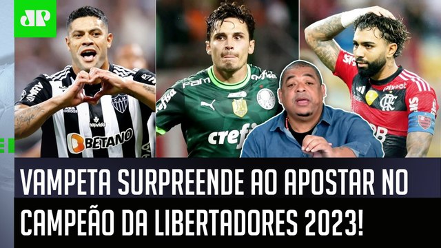 EU FALO! Pra mim, quem VAI GANHAR essa LIBERTADORES é o... Vampeta SURPREENDE em PALPITE!