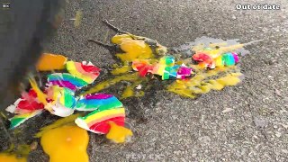 Experiment Car vs Surprise Eggs Toy - Crushing Crunchy & Soft Things by Car