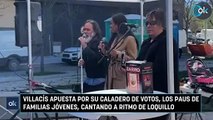 Villacís apuesta por su caladero de votos, los PAUs de familias jóvenes, cantando a ritmo de Loquillo