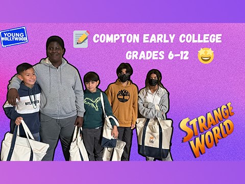 Students Surprised with Disney Strange World Goodies