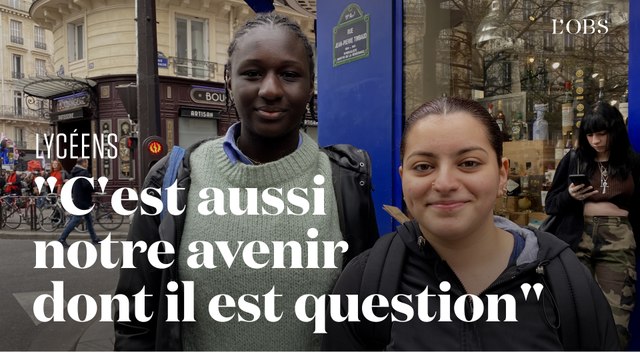 Les lycéens dans la manifestation parisienne : Le 49.3 m'a révoltée