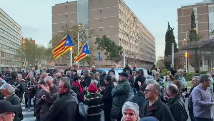 Concentració a la Ciutat de la Justícia contra la detenció de Ponsatí (28-3-23)