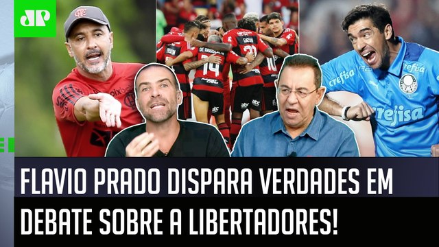 PELO AMOR DE DEUS! ISSO É UM PO***! Flavio Prado DISPARA VERDADES em DEBATE sobre Libertadores!