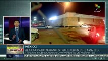 Pdte. mexicano lamenta fallecimiento de alrededor de cuarenta migrantes en Ciudad Juárez