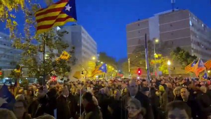 Concentració a la Ciutat de la Justícia