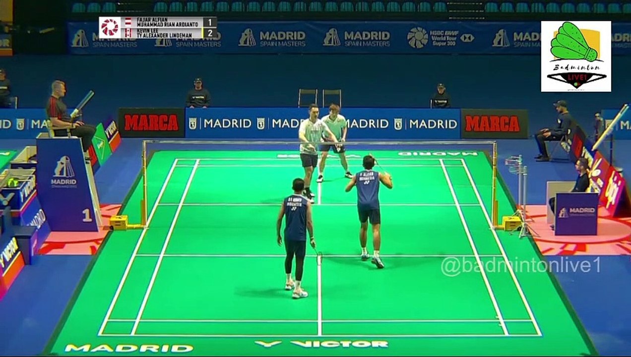 Fajar Alfian/Muhammad Rian Ardianto [1] vs Kevin Lee/Ty Alexander Lindeman | R32 | Spain Masters 2023