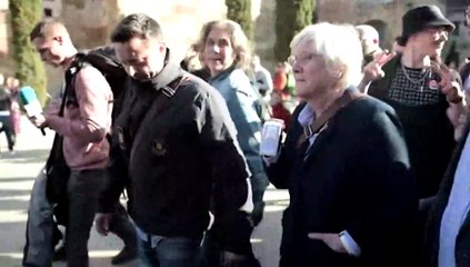 El momento del arresto de Clara Ponsatí