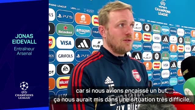 Quarts - Eidevall (Arsenal) : Avec le but à l'extérieur, ça aurait été beaucoup plus compliqué