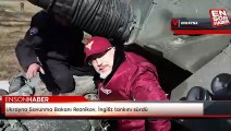 Ukrayna Savunma Bakanı Reznikov, İngiliz tankını sürdü
