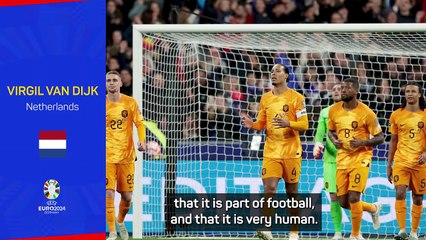 'We are not robots' - Van Dijk responds to criticism by Dutch legends