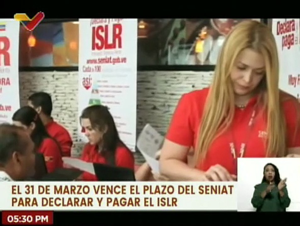 SENIAT exhorta a los venezolanos a declarar el ISLR hasta el 31 de marzo